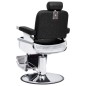 vidaXL Silla de peluquería de cuero sintético negro 68x69x116 cm vidaXL Silla de peluquería de cuero sintético negro 68x69x116 cm