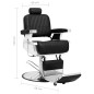 vidaXL Silla de peluquería de cuero sintético negro 68x69x116 cm vidaXL Silla de peluquería de cuero sintético negro 68x69x116 cm