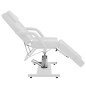 vidaXL Sillón de salón de belleza cuero sintético blanco 180x62x78 cm vidaXL Sillón de salón de belleza cuero sintético blanco 180x62x78 cm