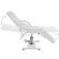vidaXL Sillón de salón de belleza cuero sintético blanco 180x62x78 cm vidaXL Sillón de salón de belleza cuero sintético blanco 180x62x78 cm