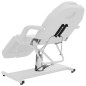 vidaXL Sillón de salón de belleza cuero sintético blanco 180x62x78 cm vidaXL Sillón de salón de belleza cuero sintético blanco 180x62x78 cm