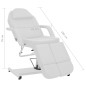 vidaXL Sillón de salón de belleza cuero sintético blanco 180x62x78 cm vidaXL Sillón de salón de belleza cuero sintético blanco 180x62x78 cm