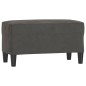 vidaXL Banco de terciopelo gris oscuro 70x35x41 cm vidaXL Banco de terciopelo gris oscuro 70x35x41 cm