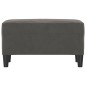 vidaXL Banco de terciopelo gris oscuro 70x35x41 cm vidaXL Banco de terciopelo gris oscuro 70x35x41 cm