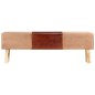 vidaXL Banco potro gimnasio cuero y madera acacia maciza marrón 160 cm vidaXL Banco potro gimnasio cuero y madera acacia maciza marrón 160 cm