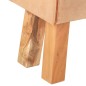 vidaXL Banco potro gimnasio cuero y madera acacia maciza marrón 160 cm vidaXL Banco potro gimnasio cuero y madera acacia maciza marrón 160 cm
