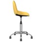 vidaXL Sillas de comedor giratorias 2 uds tela amarillo mostaza vidaXL Sillas de comedor giratorias 2 uds tela amarillo mostaza