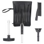 vidaXL Kit de pala quitanieves 3 en 1 aluminio negro vidaXL Kit de pala quitanieves 3 en 1 aluminio negro