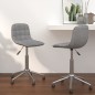 vidaXL Sillas de comedor giratorias 2 uds tela gris claro vidaXL Sillas de comedor giratorias 2 uds tela gris claro