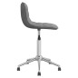 vidaXL Sillas de comedor giratorias 2 uds tela gris claro vidaXL Sillas de comedor giratorias 2 uds tela gris claro