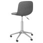 vidaXL Sillas de comedor giratorias 2 uds tela gris claro vidaXL Sillas de comedor giratorias 2 uds tela gris claro