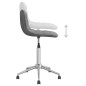 vidaXL Sillas de comedor giratorias 2 uds tela gris claro vidaXL Sillas de comedor giratorias 2 uds tela gris claro