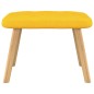 vidaXL Silla de relajación taburete tela amarillo vidaXL Silla de relajación taburete tela amarillo