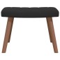 vidaXL Sillón de relax con taburete terciopelo negro vidaXL Sillón de relax con taburete terciopelo negro