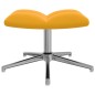 vidaXL Silla de relajación con reposapiés terciopelo amarillo mostaza vidaXL Silla de relajación con reposapiés terciopelo amarillo mostaza