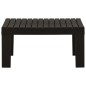 vidaXL Set de muebles de jardín 2 piezas con cojines plástico gris vidaXL Set de muebles de jardín 2 piezas con cojines plástico gris