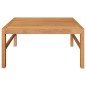 vidaXL Set de muebles de jardín 2 pzas madera teca cojines gris oscuro