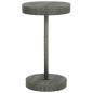 vidaXL Set muebles bar jardín 3 piezas y cojines ratán sintético gris vidaXL Set muebles bar jardín 3 piezas y cojines ratán sintético gris