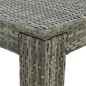 vidaXL Set muebles bar jardín 5 piezas y cojines ratán sintético gris vidaXL Set muebles bar jardín 5 piezas y cojines ratán sintético gris