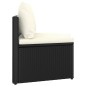 vidaXL Set de sofás de jardín 8 piezas y cojines ratán sintético negro vidaXL Set de sofás de jardín 8 piezas y cojines ratán sintético negro
