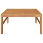 vidaXL Set de muebles de jardín 3 pzas madera de teca y cojines crema vidaXL Set de muebles de jardín 3 pzas madera de teca y cojines crema