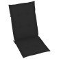 vidaXL Sillas de jardín 6 unidades madera maciza de teca cojines negro vidaXL Sillas de jardín 6 unidades madera maciza de teca cojines negro