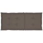 vidaXL Sillas de jardín 4 unidades madera de teca cojines gris taupe vidaXL Sillas de jardín 4 unidades madera de teca cojines gris taupe