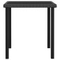 vidaXL Conjunto de comedor de jardín 5 piezas ratán sintético negro vidaXL Conjunto de comedor de jardín 5 piezas ratán sintético negro
