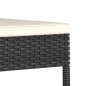 vidaXL Conjunto de comedor de jardín 5 piezas ratán sintético negro vidaXL Conjunto de comedor de jardín 5 piezas ratán sintético negro