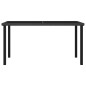 vidaXL Conjunto de comedor de jardín 5 piezas ratán sintético negro vidaXL Conjunto de comedor de jardín 5 piezas ratán sintético negro