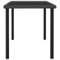 vidaXL Conjunto de comedor de jardín 5 piezas ratán sintético negro vidaXL Conjunto de comedor de jardín 5 piezas ratán sintético negro