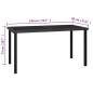vidaXL Conjunto de comedor de jardín 5 piezas ratán sintético negro vidaXL Conjunto de comedor de jardín 5 piezas ratán sintético negro