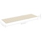 vidaXL Tumbona de jardín con mesa y cojín de madera de pino impregnada vidaXL Tumbona de jardín con mesa y cojín de madera de pino impregnada