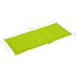 vidaXL Sillas de jardín 6 uds madera maciza teca cojines verde brillo vidaXL Sillas de jardín 6 uds madera maciza teca cojines verde brillo