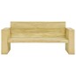 vidaXL Banco de jardín y cojines crema madera de pino impregnada 179cm vidaXL Banco de jardín y cojines crema madera de pino impregnada 179cm