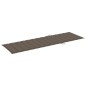 vidaXL Tumbona con cojín gris taupé madera de pino impregnada vidaXL Tumbona con cojín gris taupé madera de pino impregnada