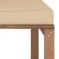 vidaXL Sofá de esquina de palets para jardín con cojines beige vidaXL Sofá de esquina de palets para jardín con cojines beige
