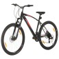 vidaXL Bicicleta montaña 21 velocidades 29 pulgadas rueda 48 cm negro vidaXL Bicicleta montaña 21 velocidades 29 pulgadas rueda 48 cm negro