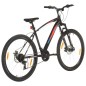 vidaXL Bicicleta montaña 21 velocidades 29 pulgadas rueda 48 cm negro vidaXL Bicicleta montaña 21 velocidades 29 pulgadas rueda 48 cm negro