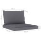 vidaXL Juego de muebles de jardín 5 piezas con cojines antracita vidaXL Juego de muebles de jardín 5 piezas con cojines antracita