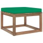 vidaXL Muebles de jardín de palets 6 pzs con cojines madera impregnada vidaXL Muebles de jardín de palets 6 pzs con cojines madera impregnada