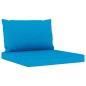 vidaXL Set de muebles de jardín 9 piezas con cojines azul claro vidaXL Set de muebles de jardín 9 piezas con cojines azul claro