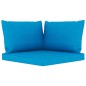 vidaXL Set de muebles de jardín 9 piezas con cojines azul claro vidaXL Set de muebles de jardín 9 piezas con cojines azul claro