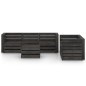 vidaXL Set de muebles de jardín 6 pzas madera de pino impregnada gris