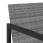 vidaXL Set de comedor de jardín 7 pzas y cojines ratán sintético gris vidaXL Set de comedor de jardín 7 pzas y cojines ratán sintético gris
