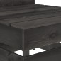 vidaXL Set de muebles de jardín 6 pzas madera de pino impregnada gris vidaXL Set de muebles de jardín 6 pzas madera de pino impregnada gris