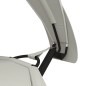 vidaXL Tumbona de jardín con dosel de acero y tela oxford crema vidaXL Tumbona de jardín con dosel de acero y tela oxford crema