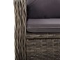 vidaXL Juego de comedor para jardín 5 piezas gris vidaXL Juego de comedor para jardín 5 piezas gris