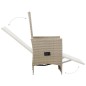 vidaXL Juego de comedor de jardín 5 piezas beige vidaXL Juego de comedor de jardín 5 piezas beige