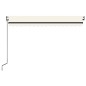 vidaXL Toldo retráctil automático crema 450x300 cm vidaXL Toldo retráctil automático crema 450x300 cm
